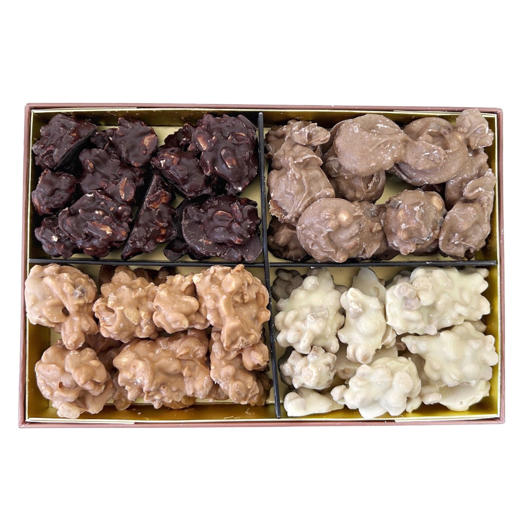 Chocolate clusters gift box