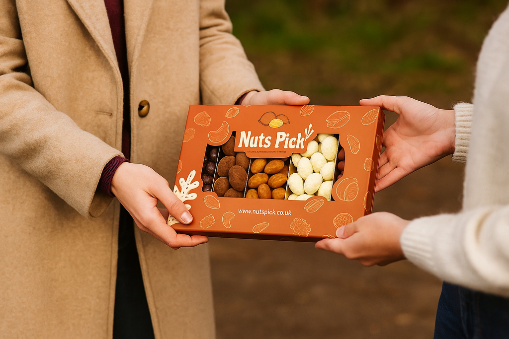 Nuss-Schokoladen-Geschenkbox