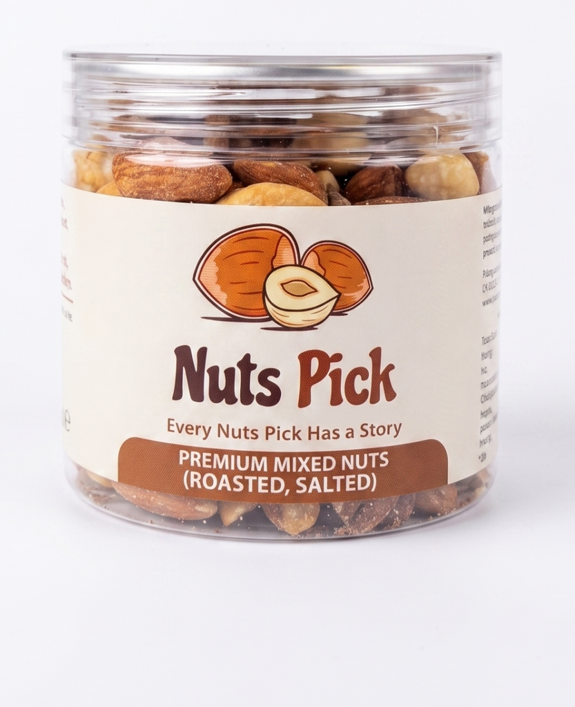 Salted nuts mix nuts pick